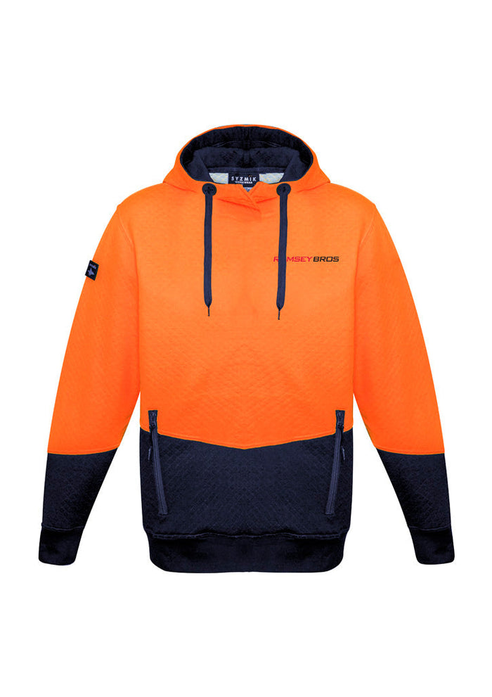 Hi Vis Textured Jacquard Hoodie