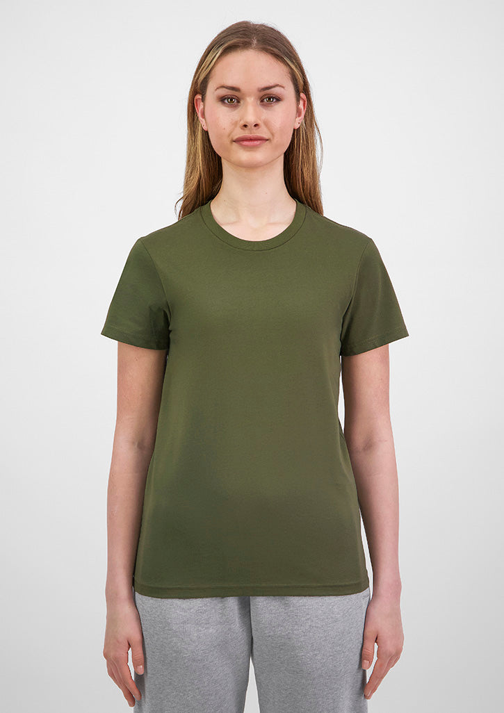 Womens Basis Short Sleeve Tee - Army