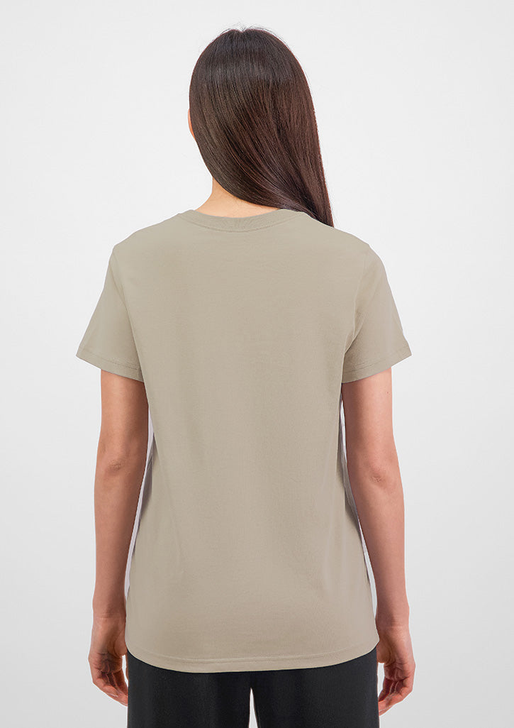 Womens Basis Short Sleeve Tee - Biscuit
