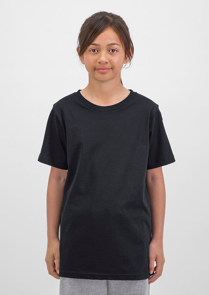 Kids Basis Short Sleeve Tee - Black