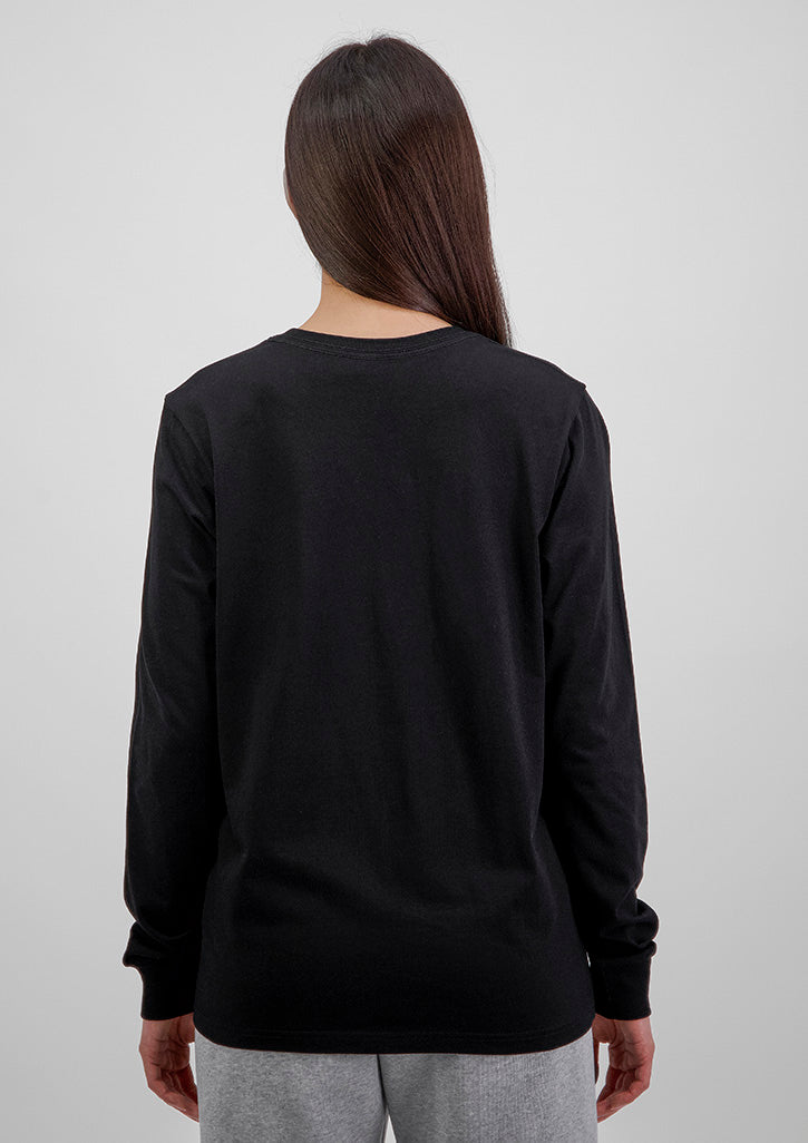 Womens Basis Long Sleeve Tee - Black