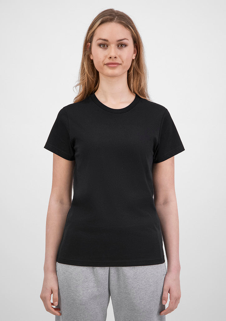 Womens Basis Short Sleeve Tee - Black