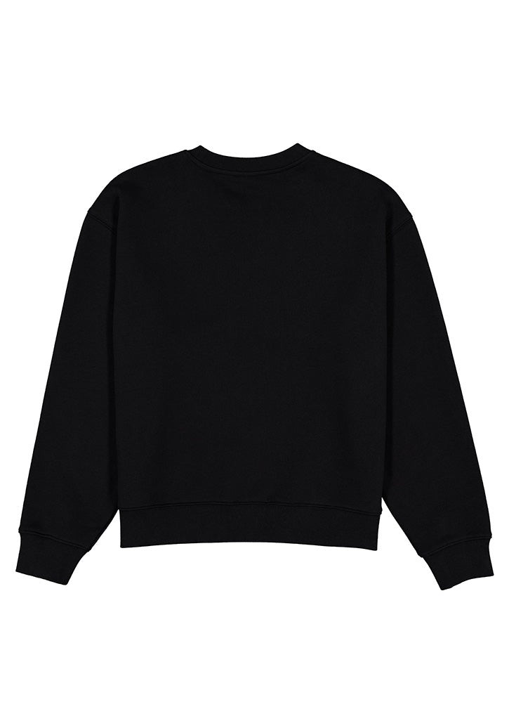 Womens Everyday Crew Sweatshirt - Black