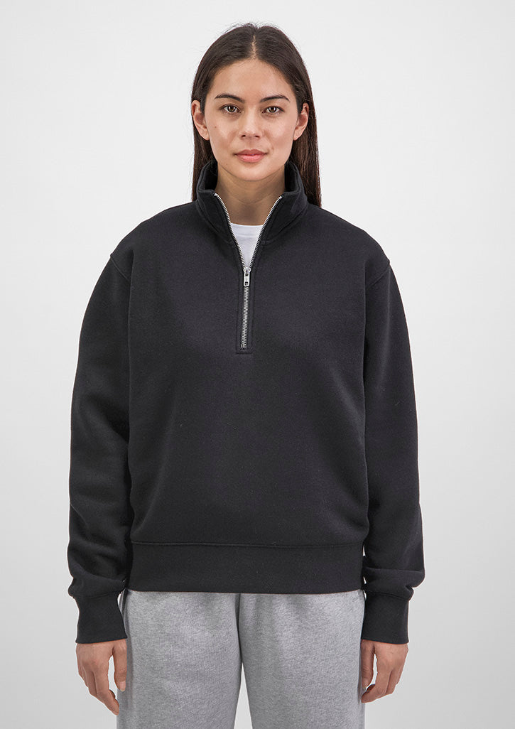 Womens Everyday 1/4 Zip - Black