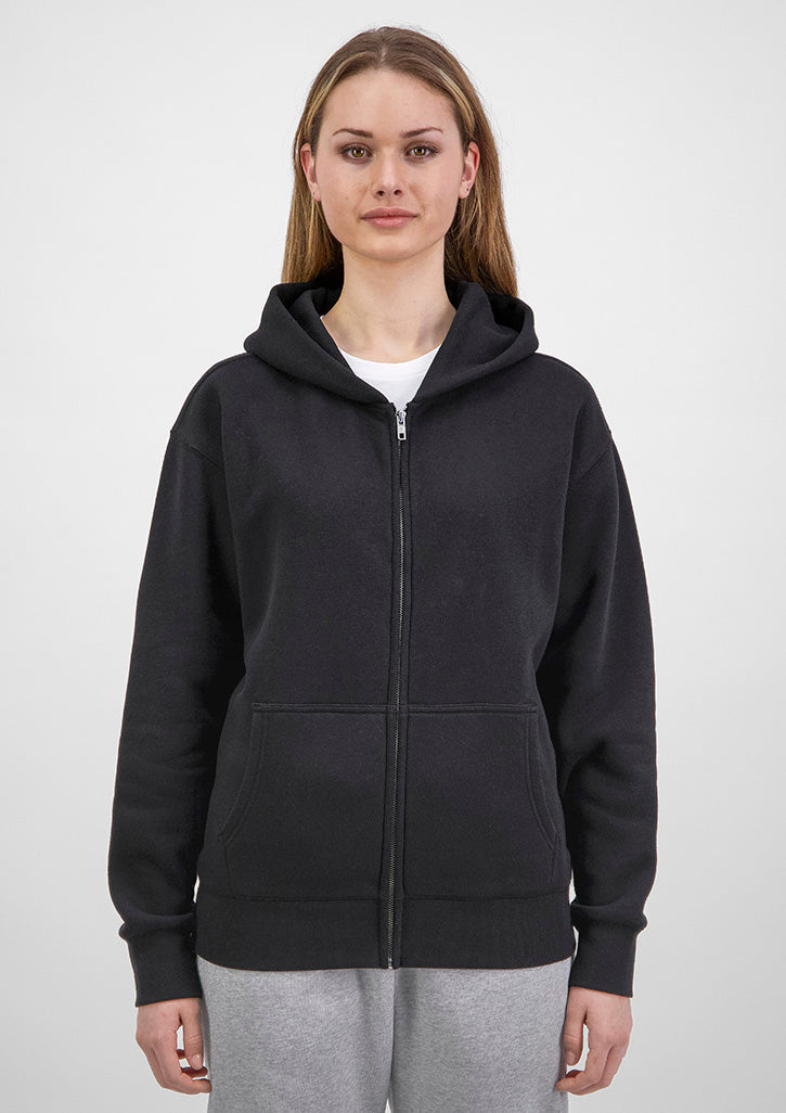 Womens Everyday Zip Hoodie - Black