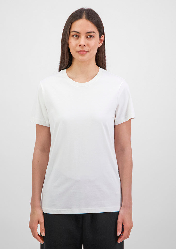 Womens Basis Short Sleeve Tee - Ecru