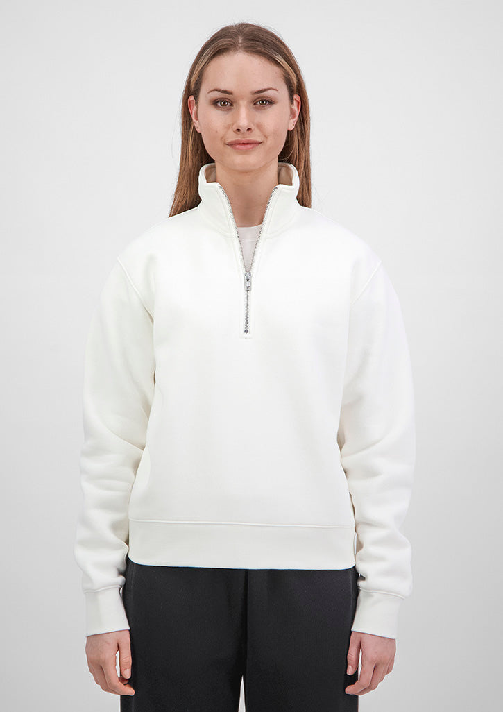 Womens Everyday 1/4 Zip - Ecru