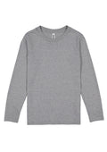 Kids Basis Long Sleeve Tee - Grey Marle