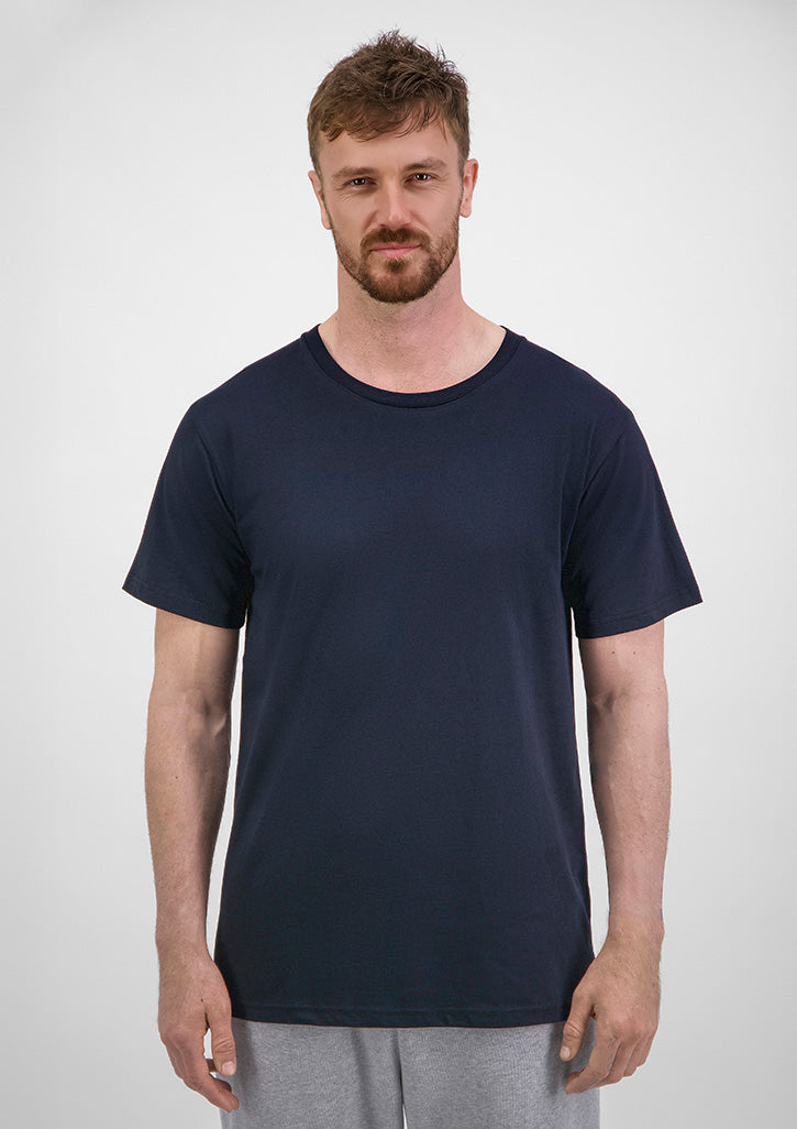 Mens Basis Short Sleeve Tee - Navy