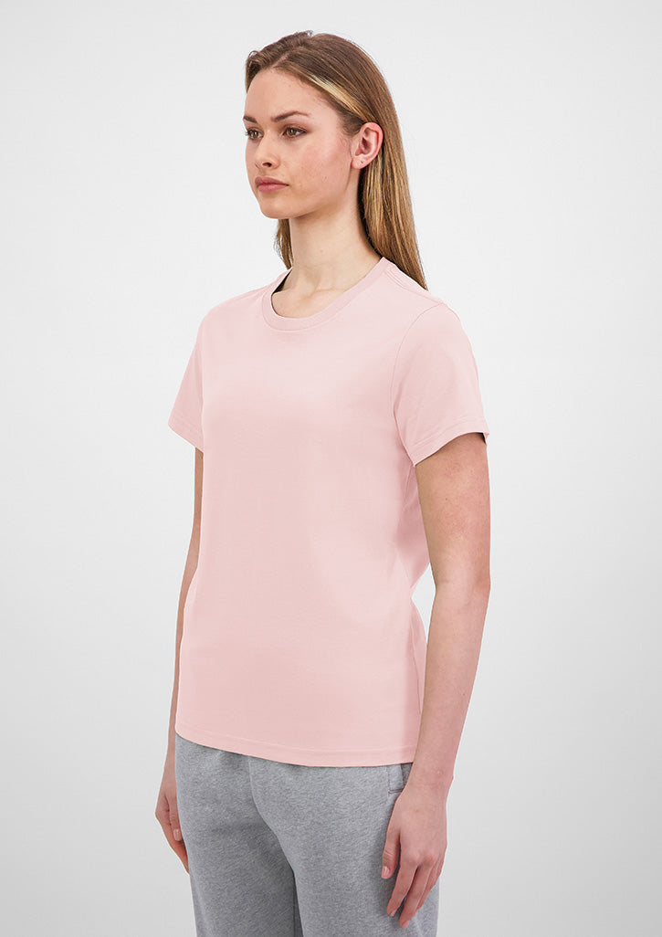 Womens Basis Short Sleeve Tee - Pink