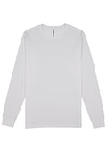 Mens Basis Long Sleeve Tee - White