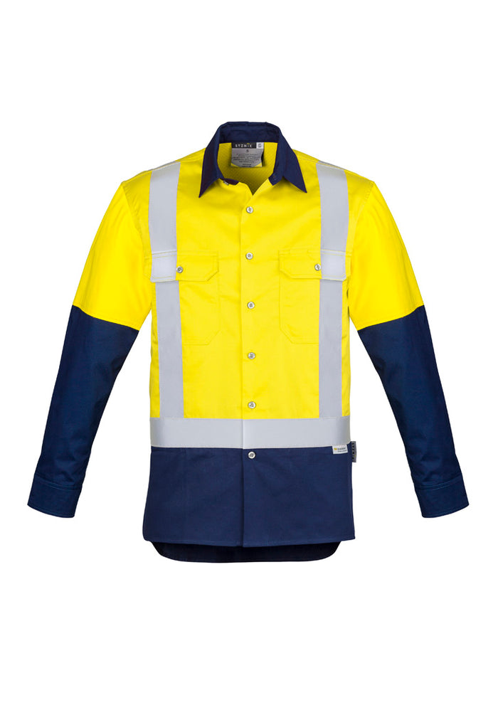 Mens Industrial Long Sleeve Shirt - Shoulder Taped